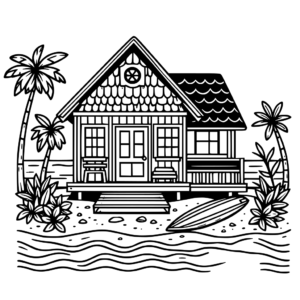 Coloriages Maisons Imprimer Gratuit Moncoloriage Fr