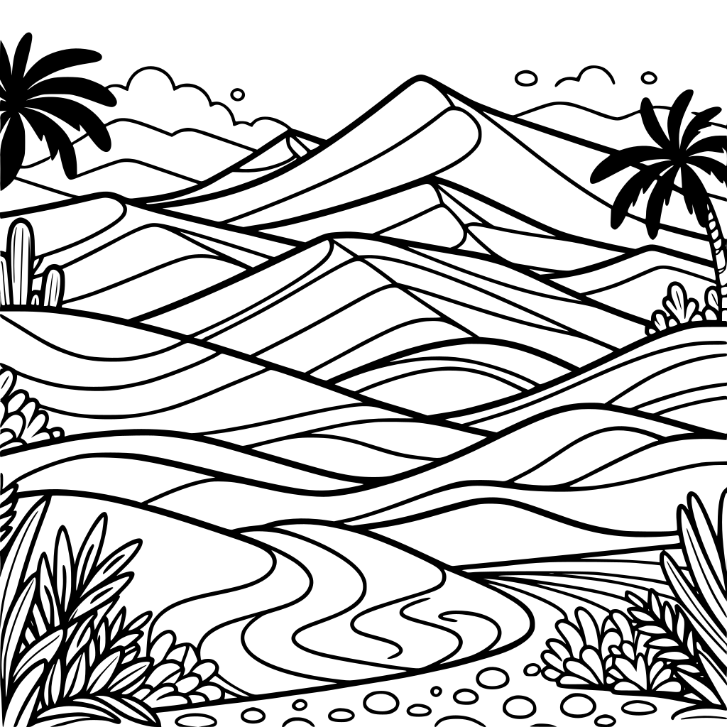 Coloriages Paysages Imprimer Gratuit Moncoloriage Fr