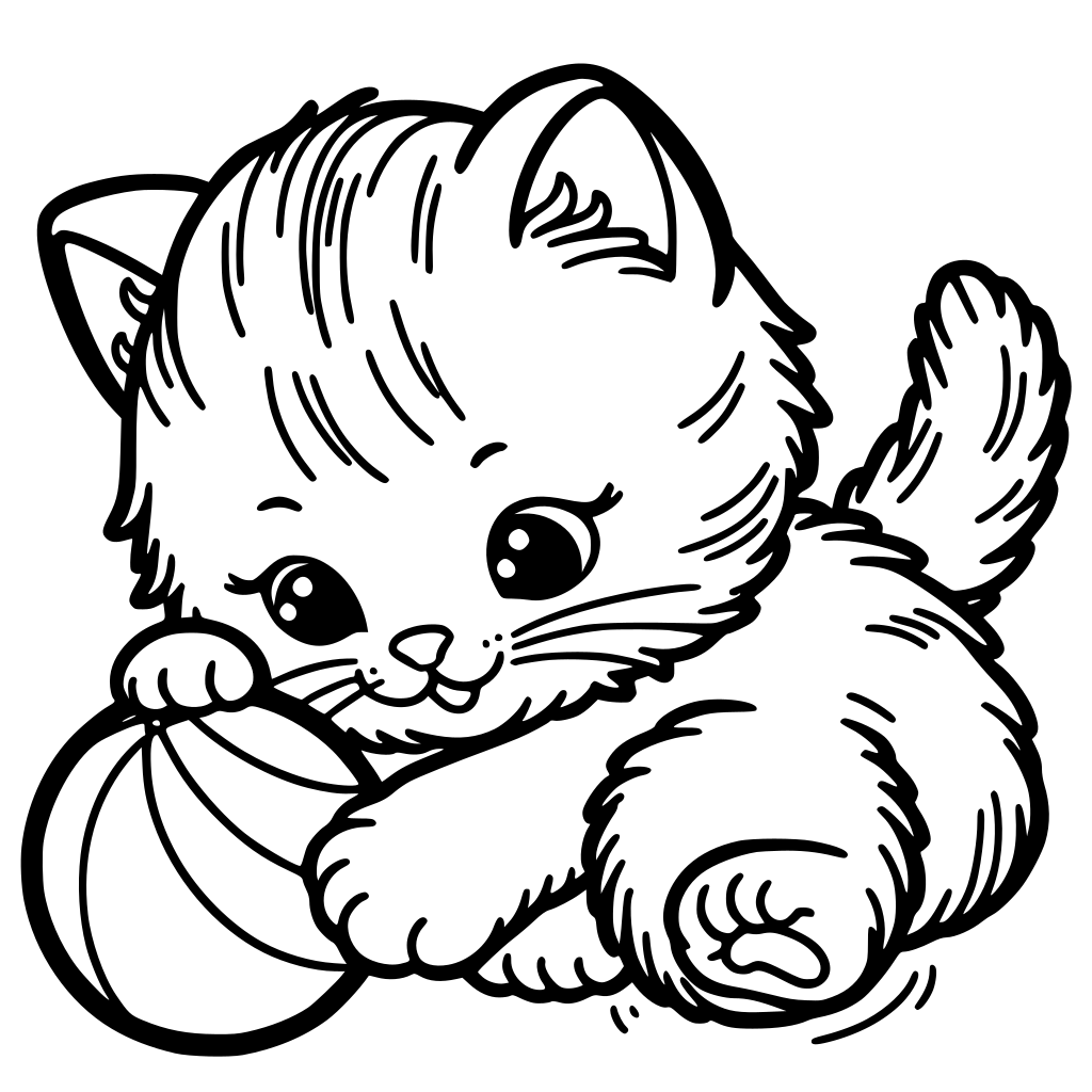 Coloriages Chatons Imprimer Gratuit MonColoriage fr