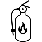 Aperçu du dessin émoji extincteur à imprimer