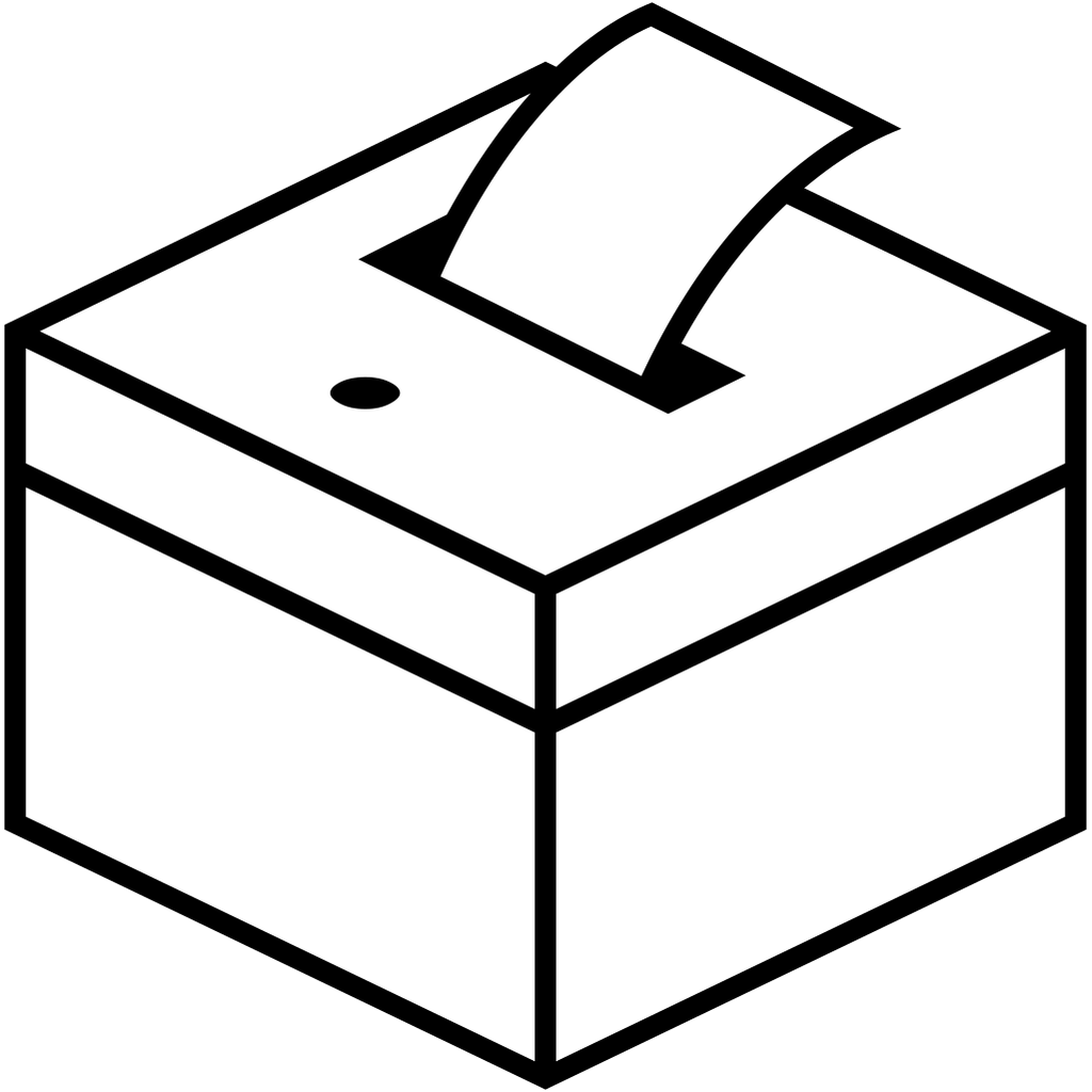 Coloriage Émoji urne avec bulletin de vote à imprimer gratuit ...