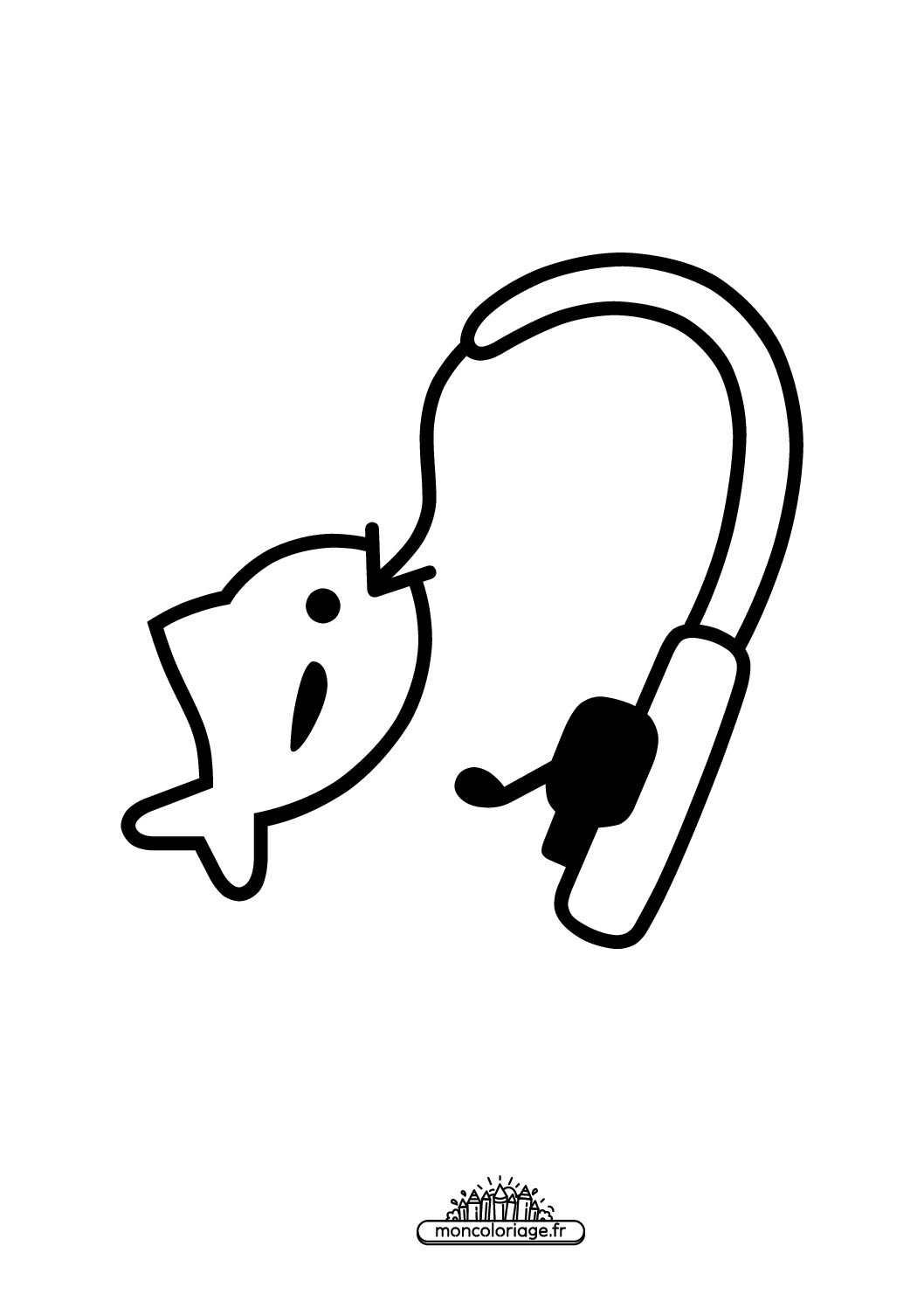 Émoji canne à pêche