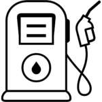 Aperçu du dessin émoji pompe à carburant à imprimer