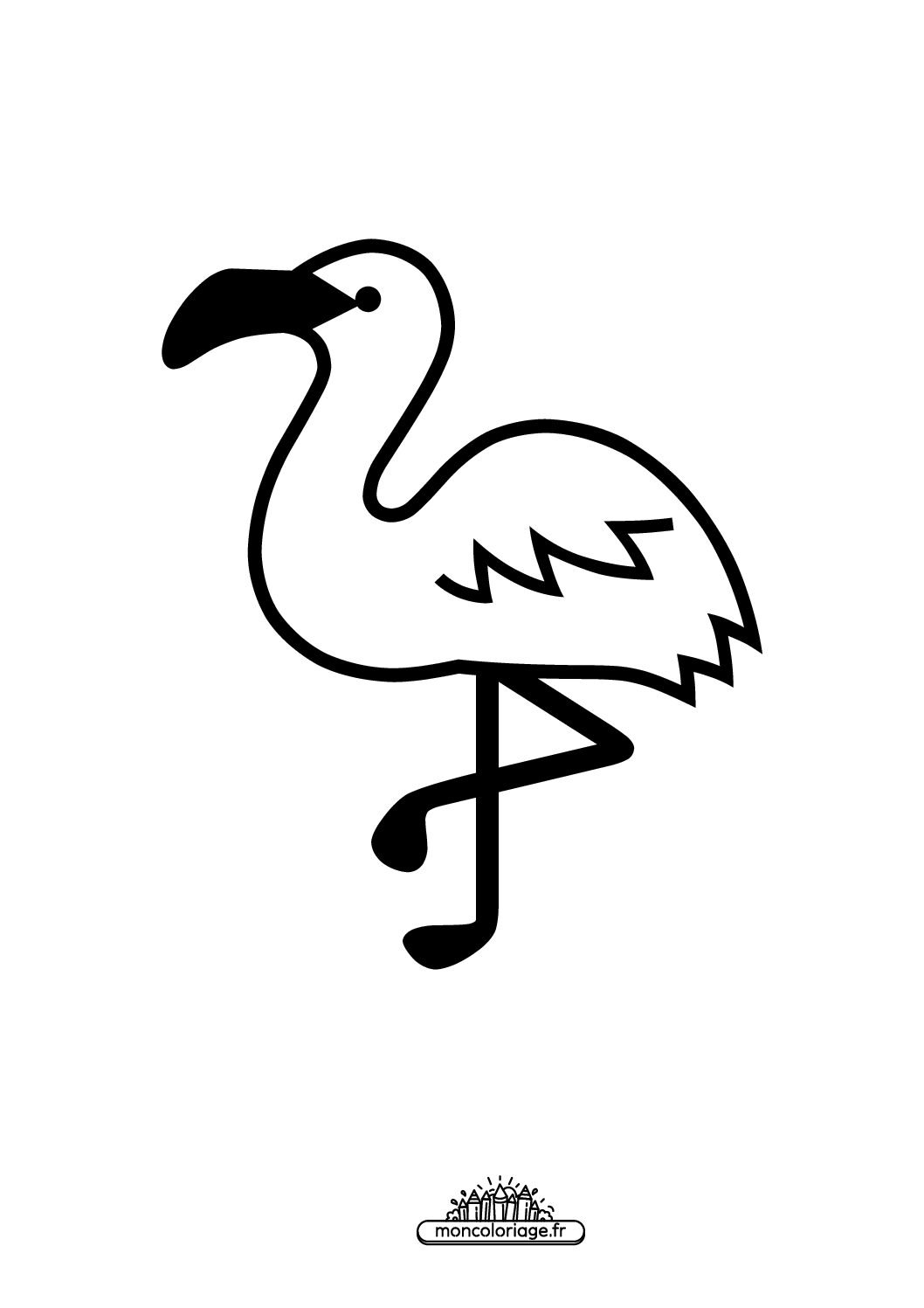 Émoji flamant rose