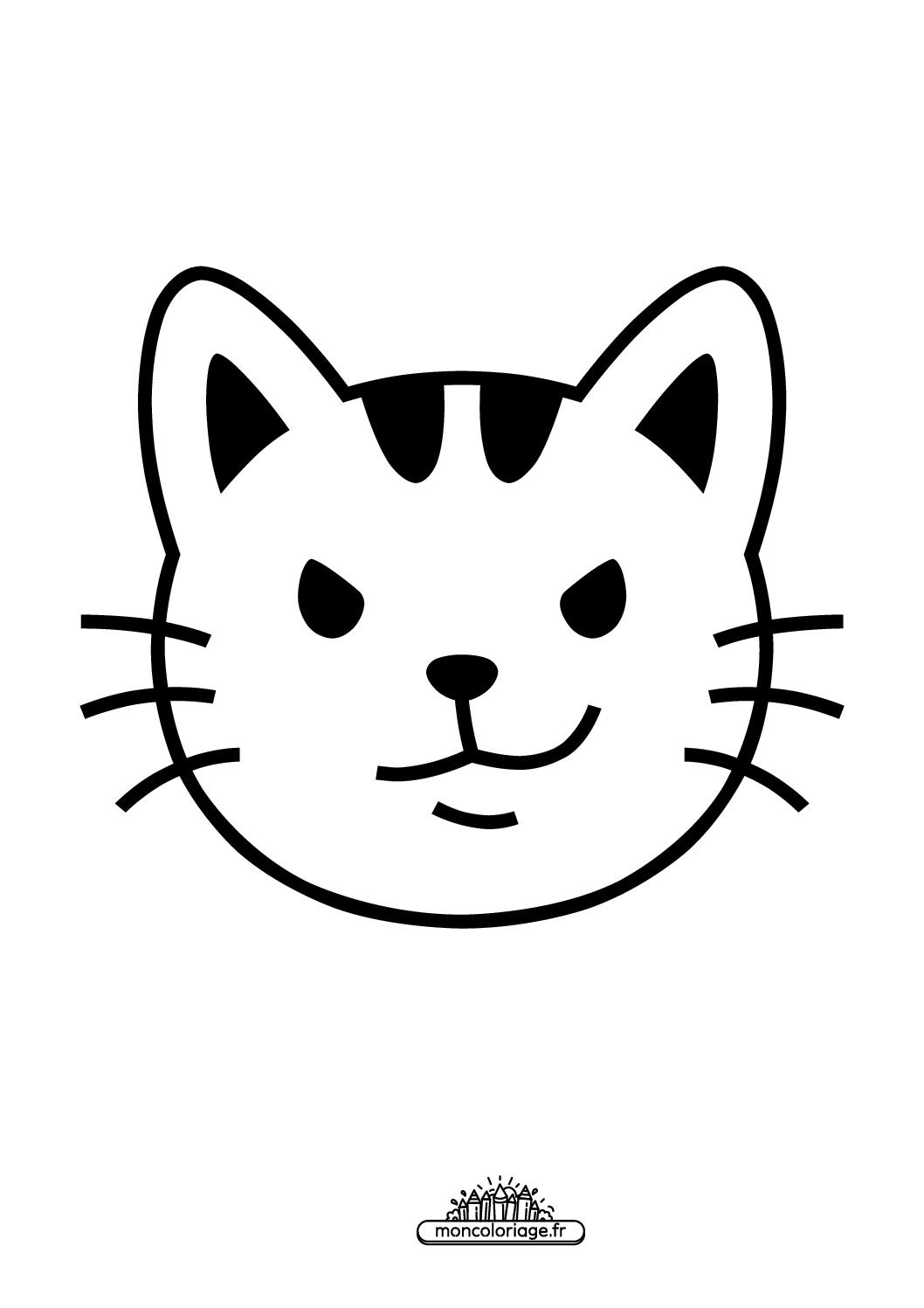 Émoji chat au sourire en coin