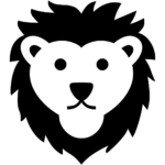 Aperçu du dessin émoji lion à imprimer