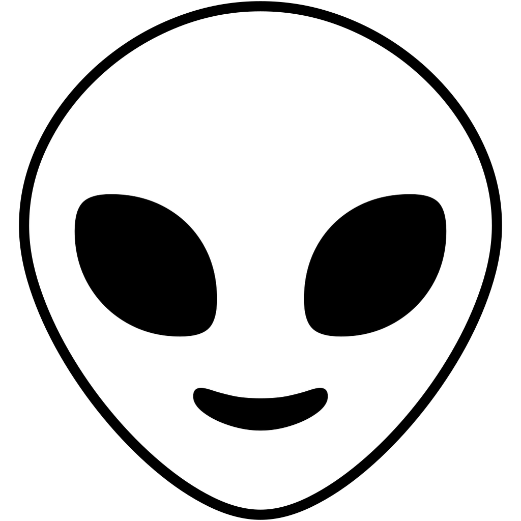 Coloriage Émoji Alien à imprimer gratuit - MonColoriage.fr