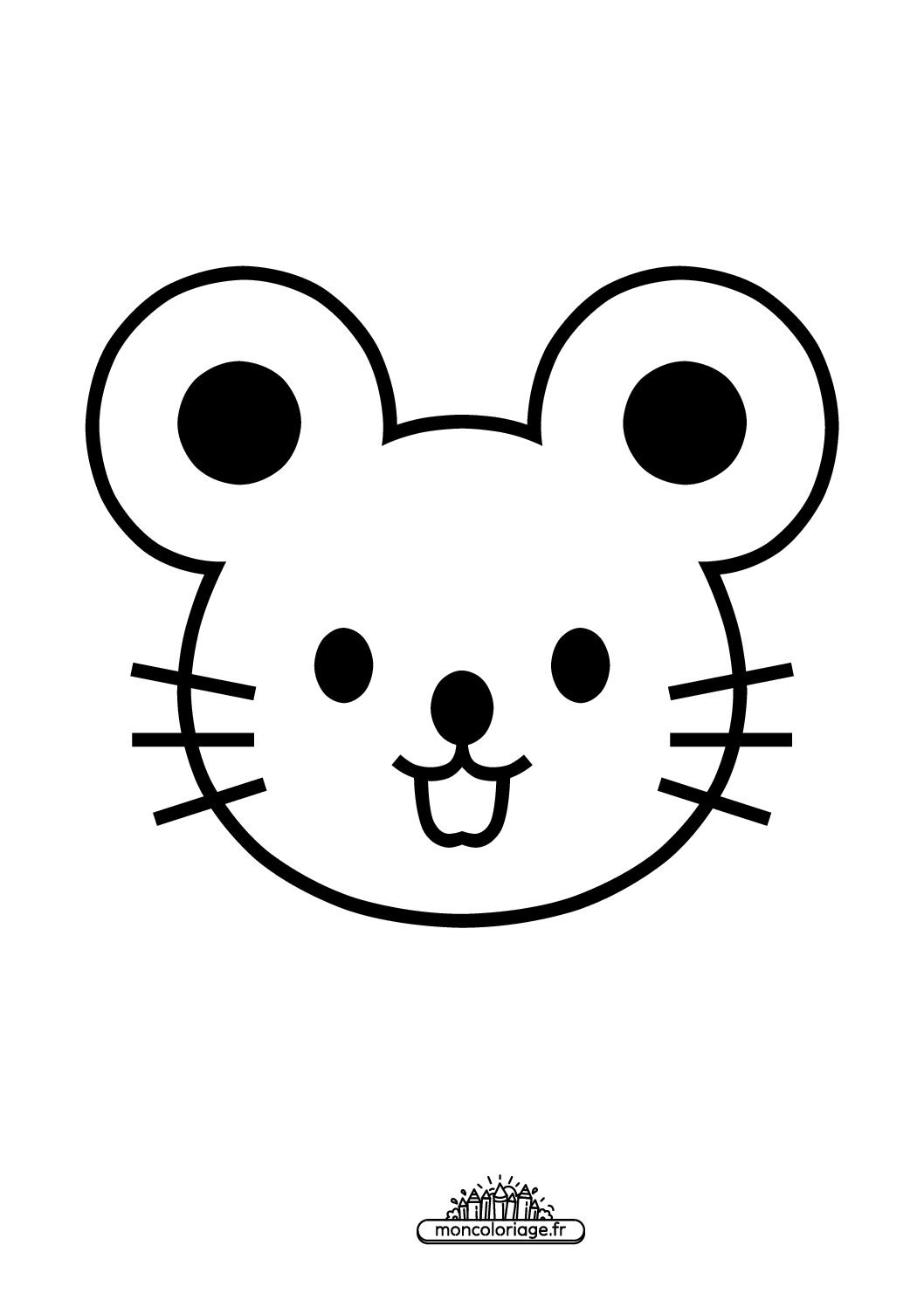 Émoji visage de souris