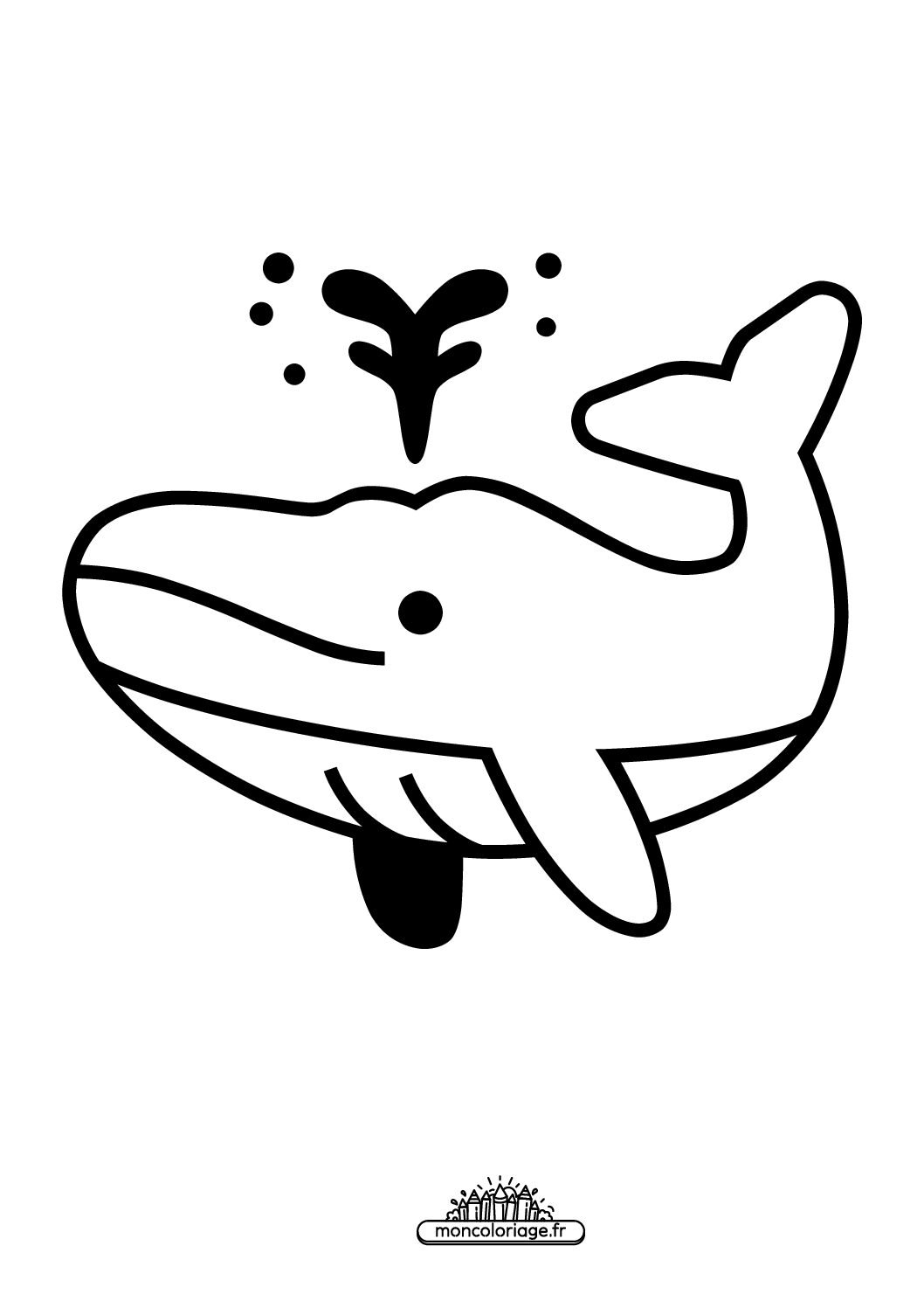 Émoji baleine à jet