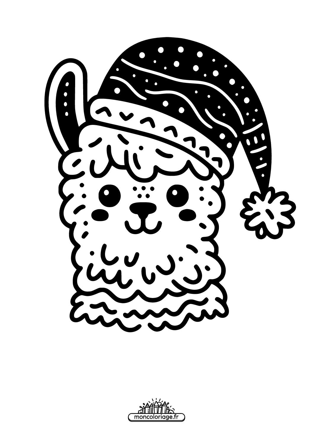 Lama de Noël