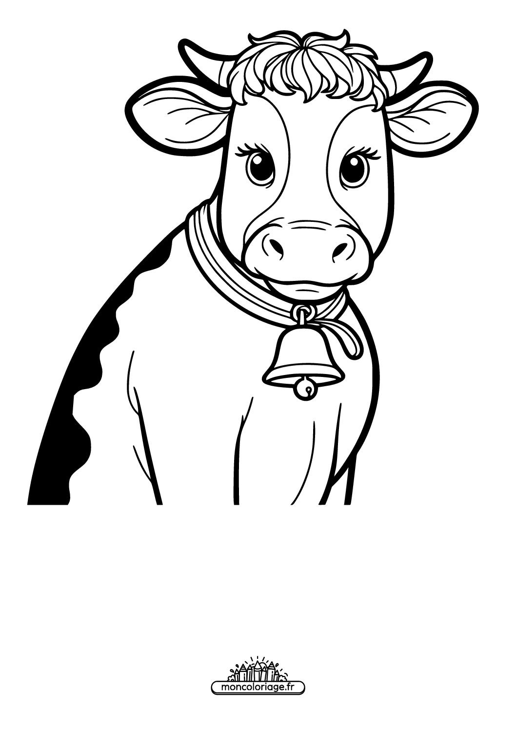 Vache avec une cloche