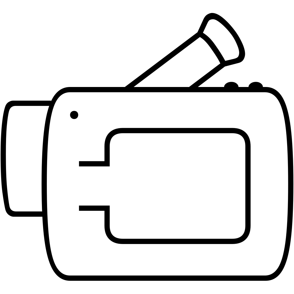 Coloriage Émoji caméra vidéo à imprimer gratuit - MonColoriage.fr