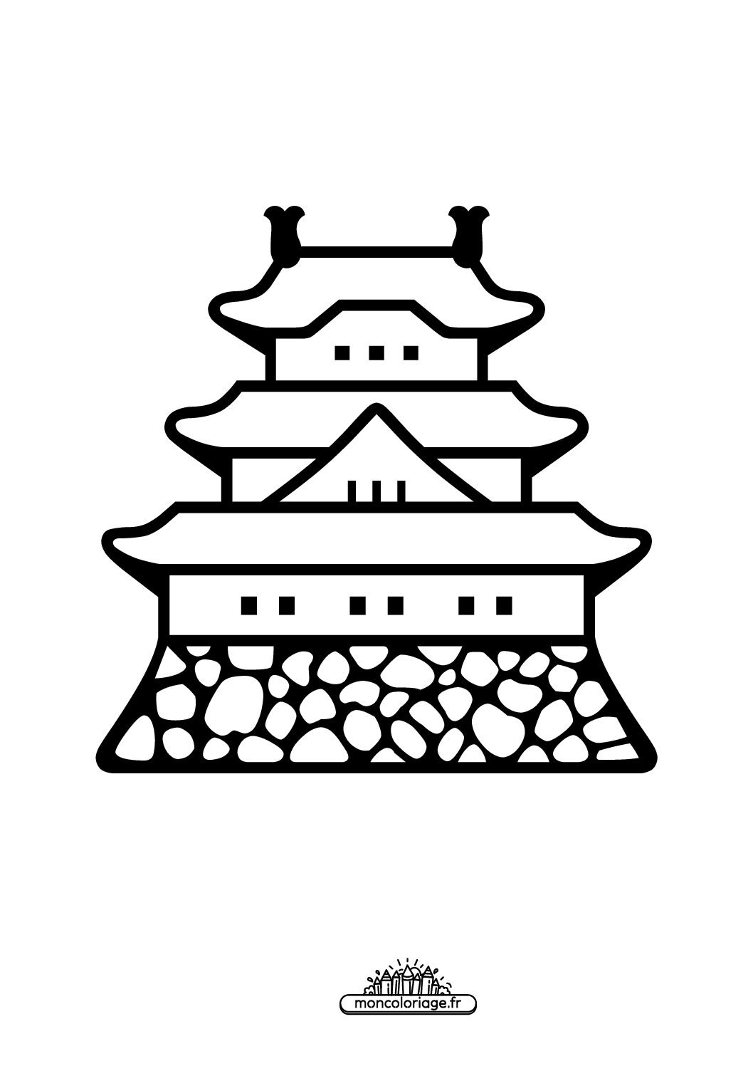 Émoji Château japonais