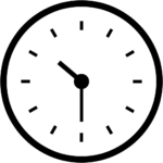 Aperçu du dessin émoji dix heures et demie à imprimer