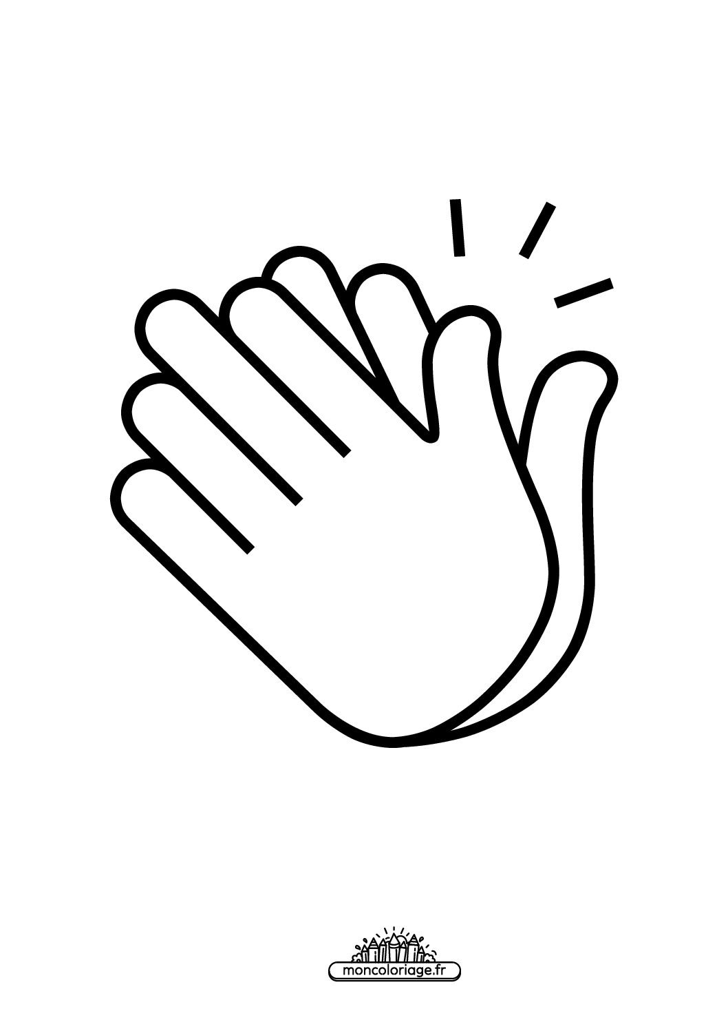 Émoji mains qui applaudissent