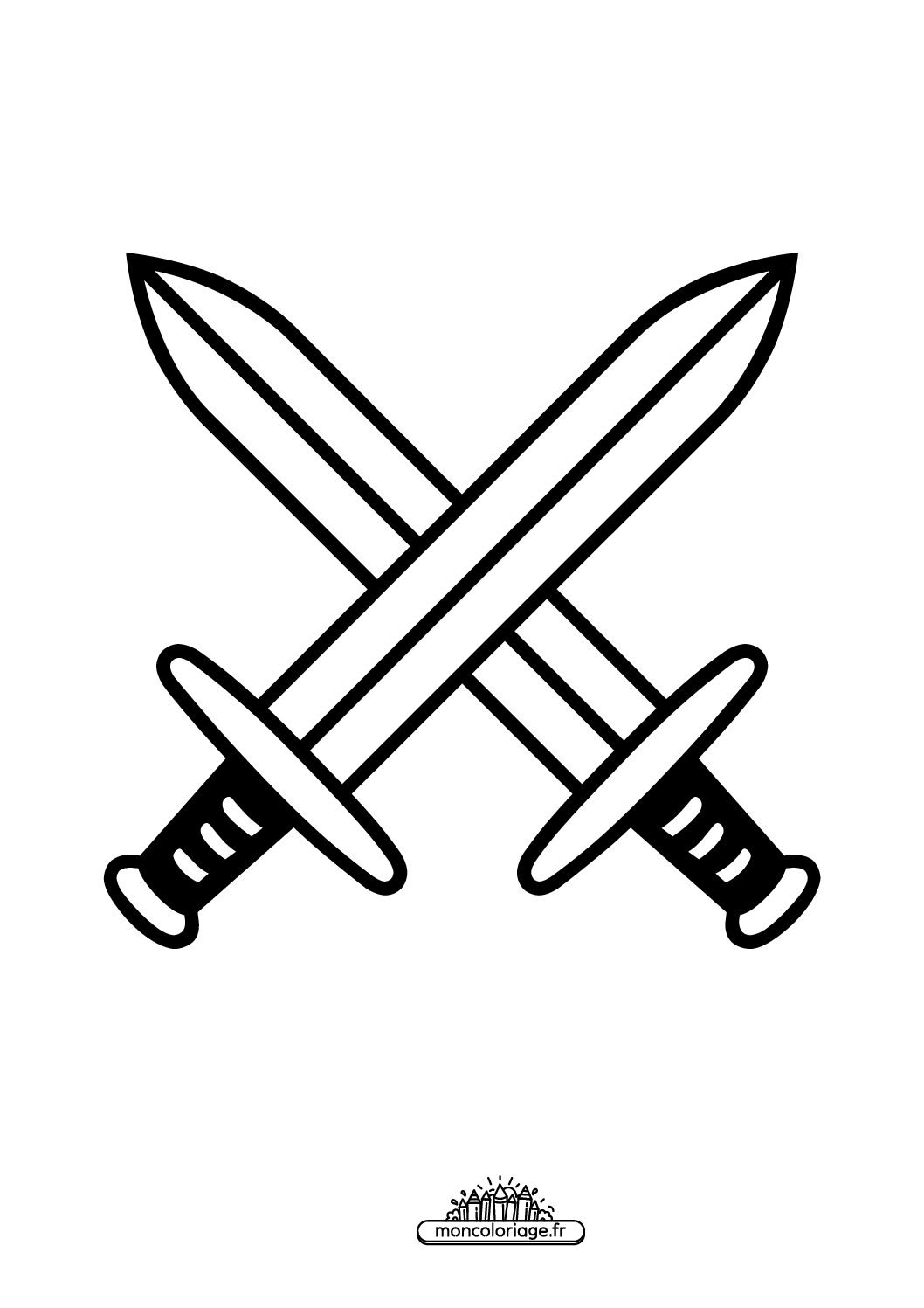 Émoji épées croisées