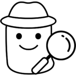 Aperçu du dessin émoji détective à imprimer