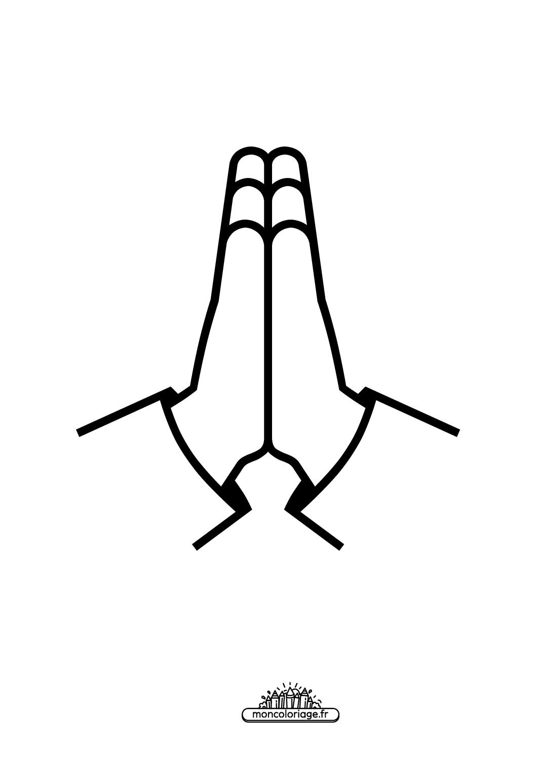 Émoji mains jointes