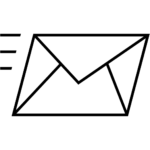 Aperçu du dessin émoji enveloppe entrante à imprimer