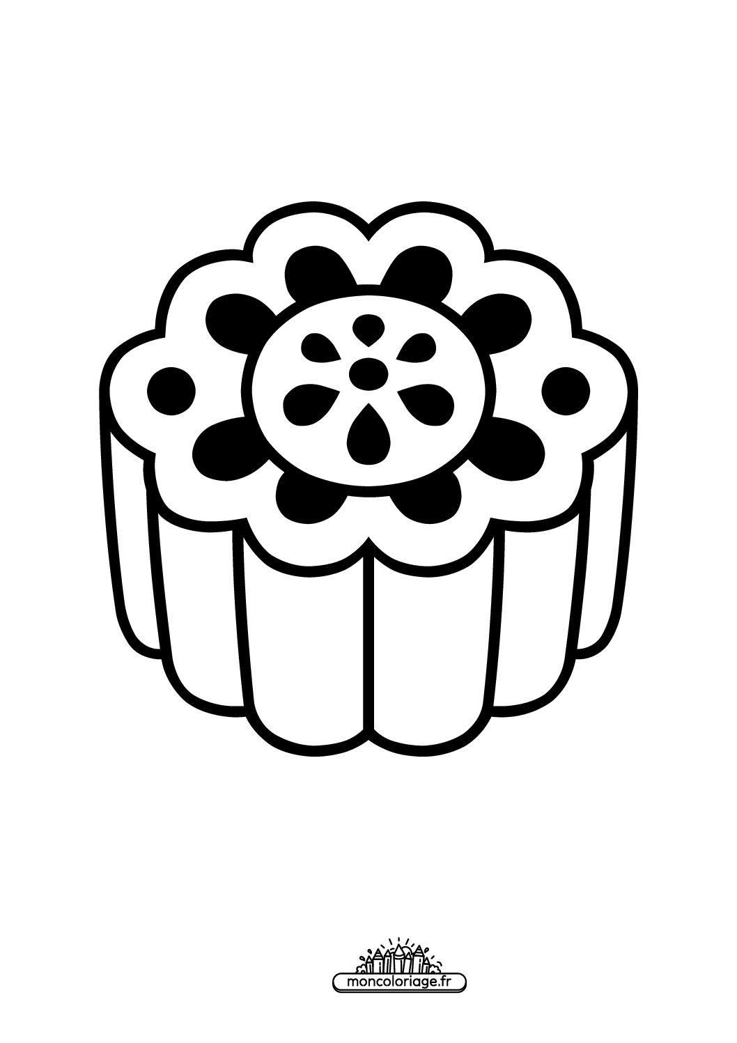 Émoji gâteau de lune