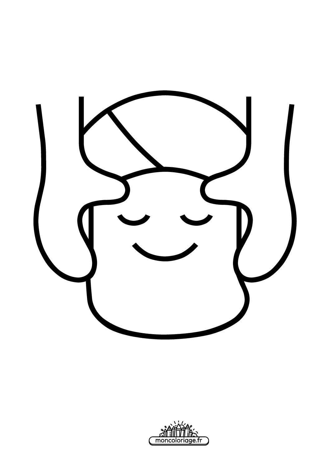 Émoji personne recevant un massage