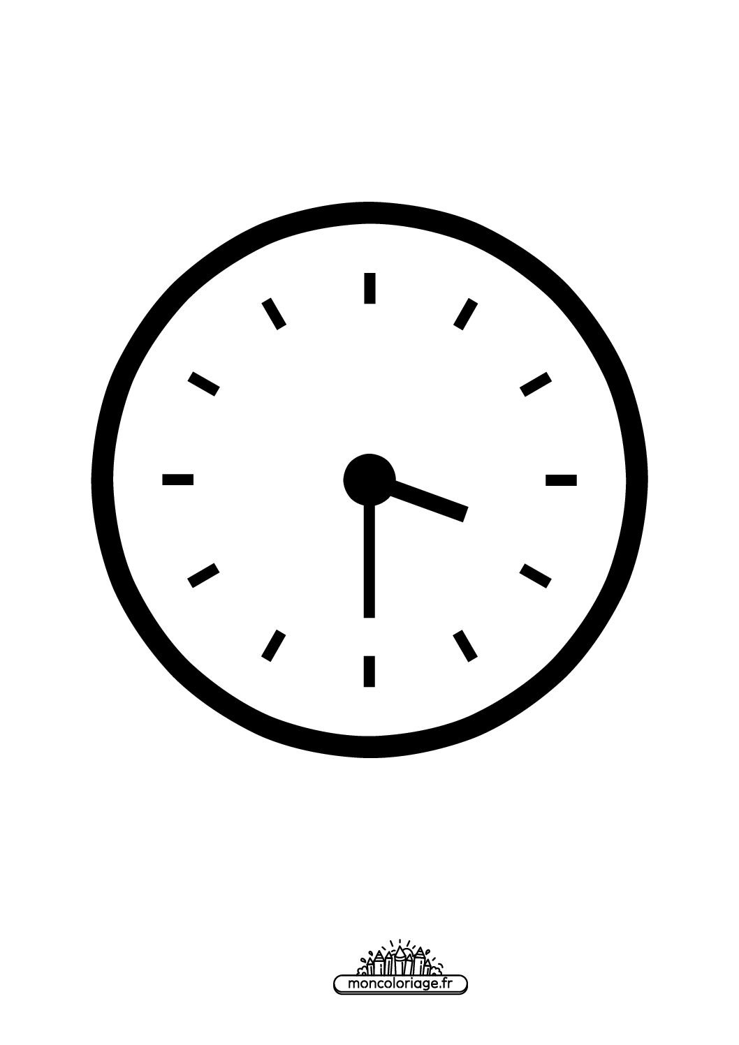 Émoji trois heures et demie
