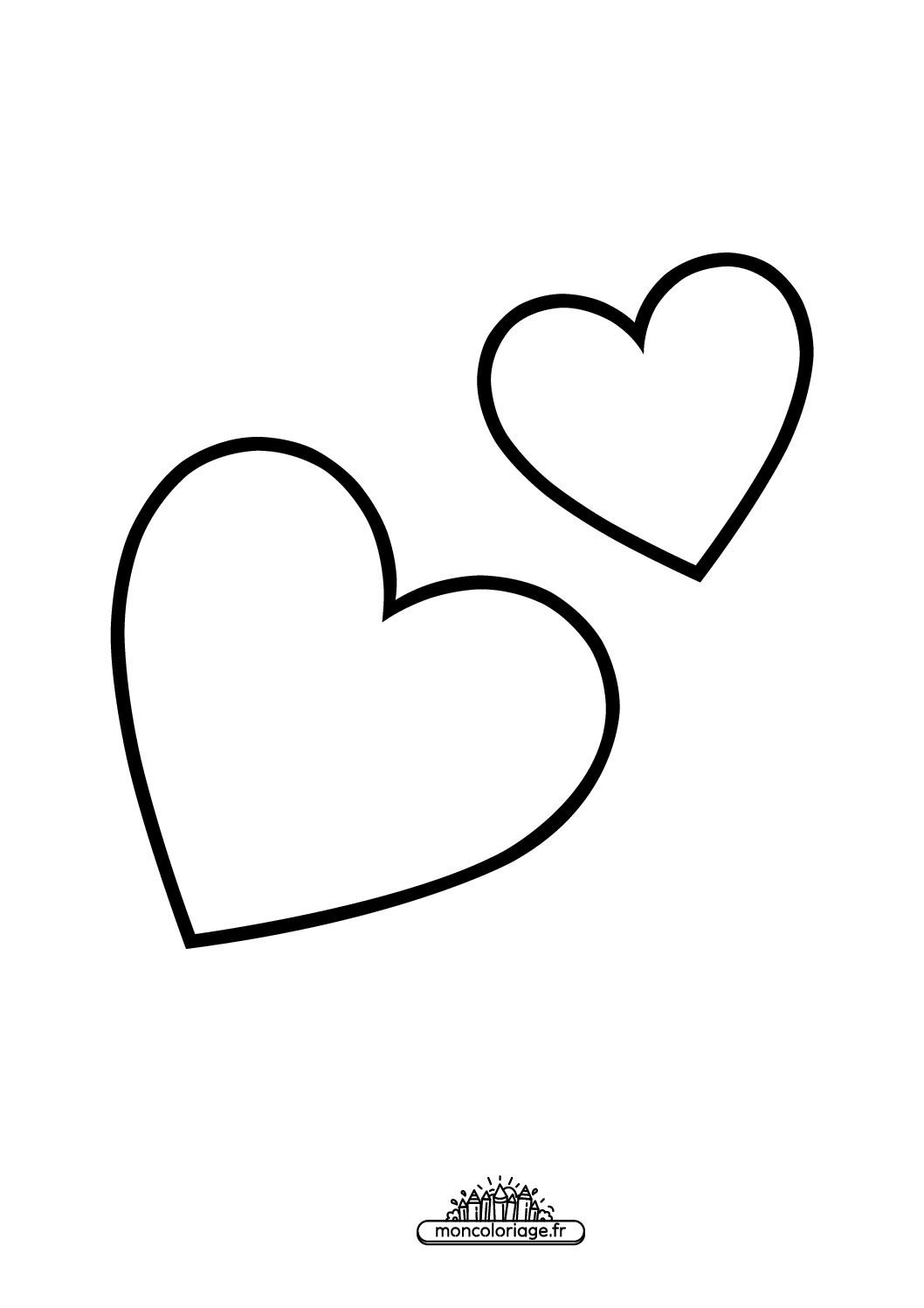 Émoji Deux cœurs