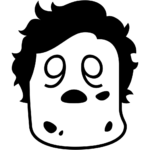 Aperçu du dessin émoji zombie à imprimer