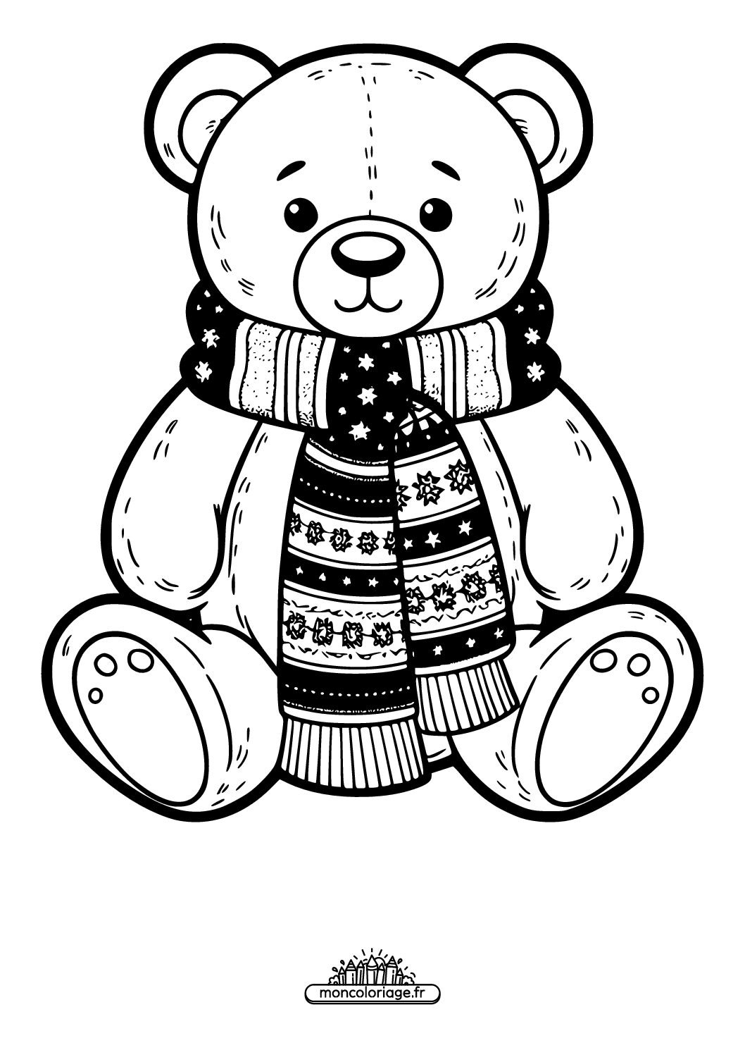 Ours en peluche de Noël
