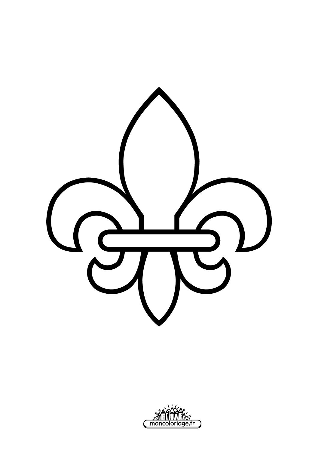 Émoji fleur-de-lis