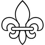 Aperçu du dessin émoji fleur-de-lis à imprimer