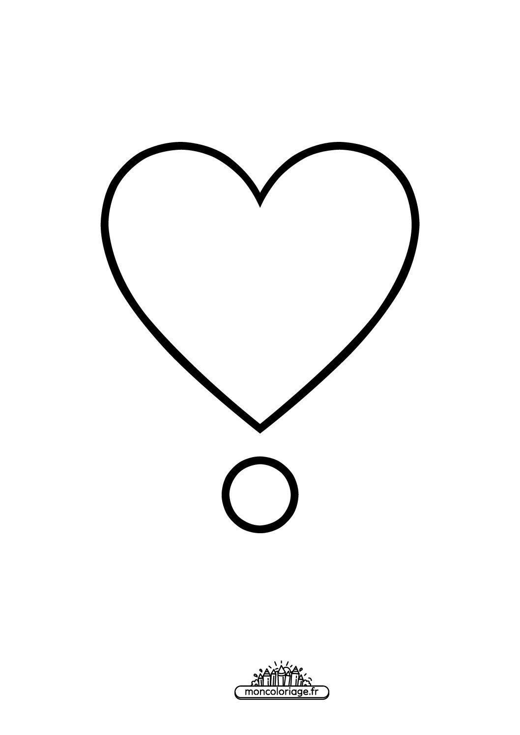 Émoji Exclamation Cœur