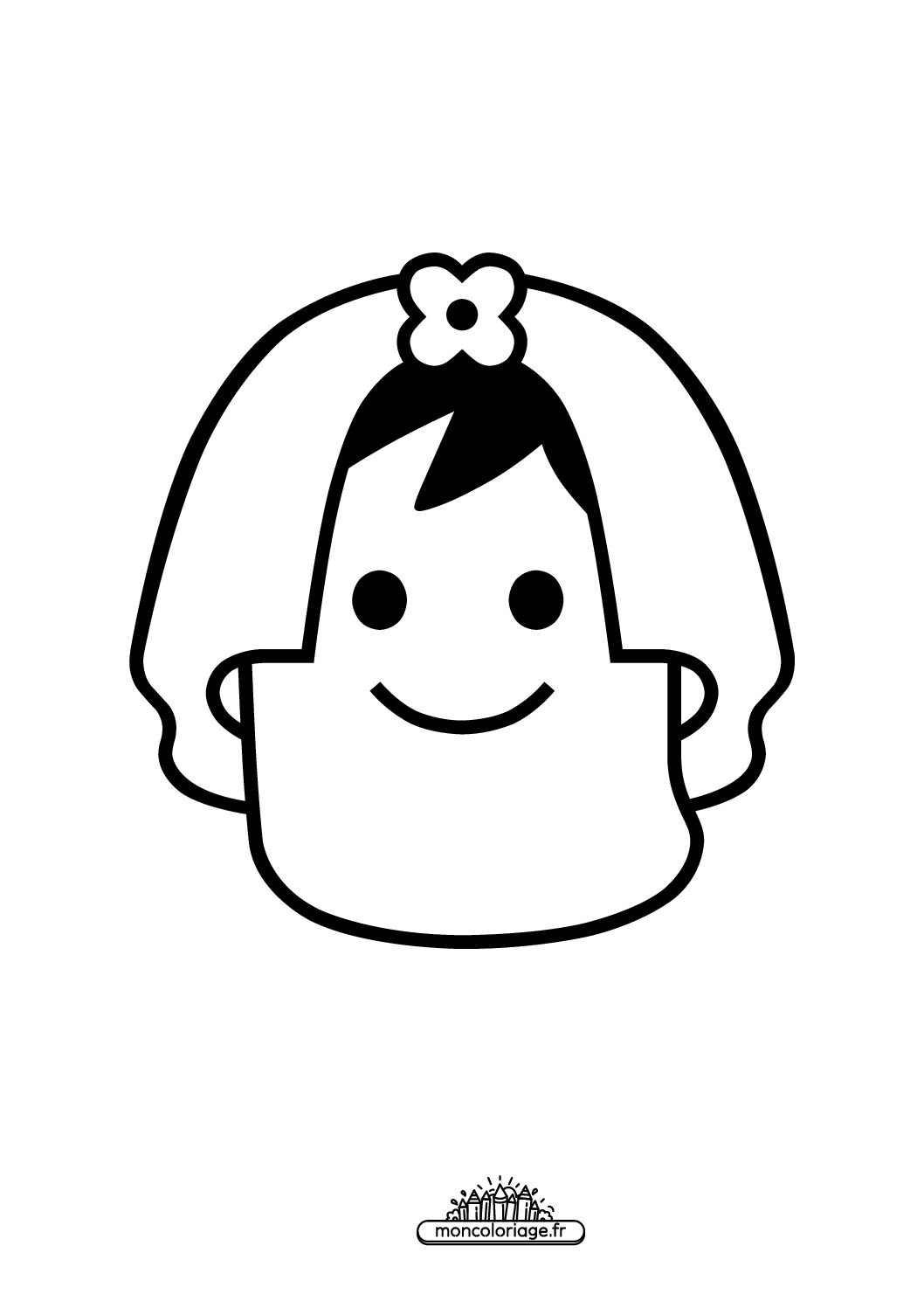 Émoji Personne avec Voile