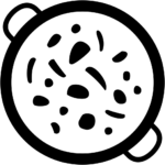 Aperçu du dessin émoji paella à imprimer