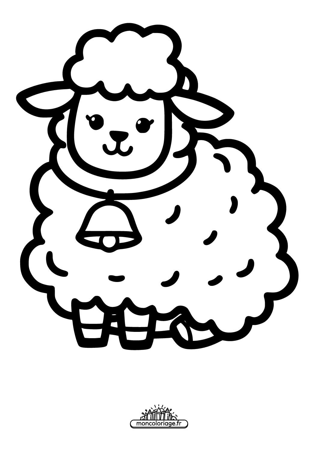 Mouton avec une cloche