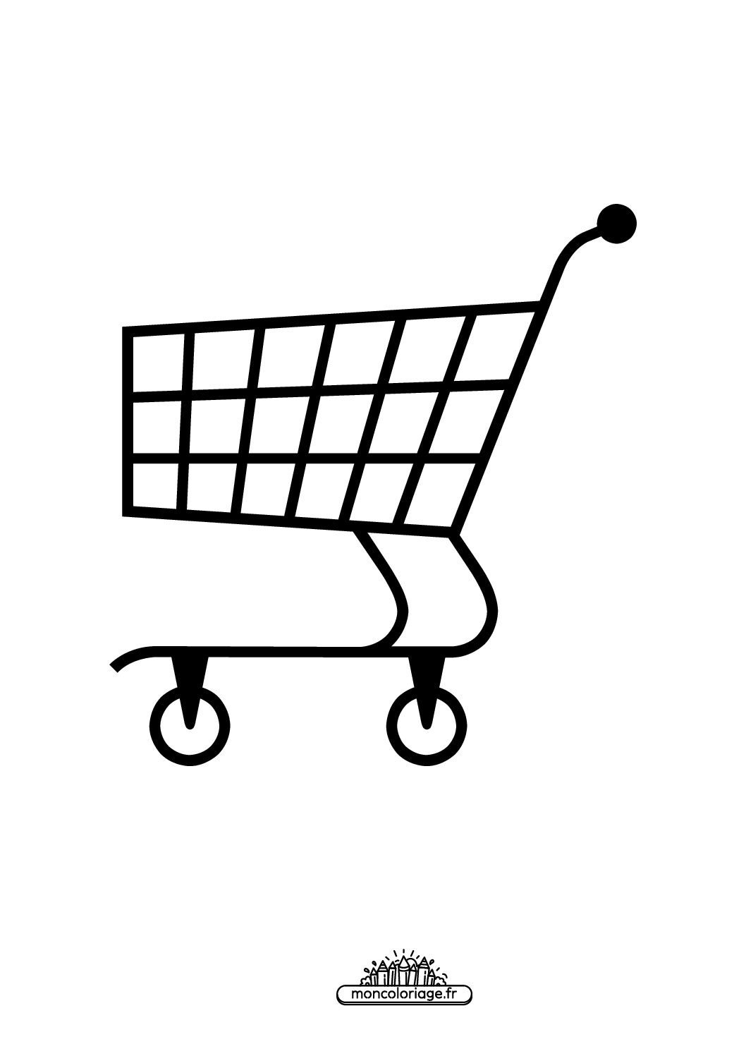 Émoji chariot de courses