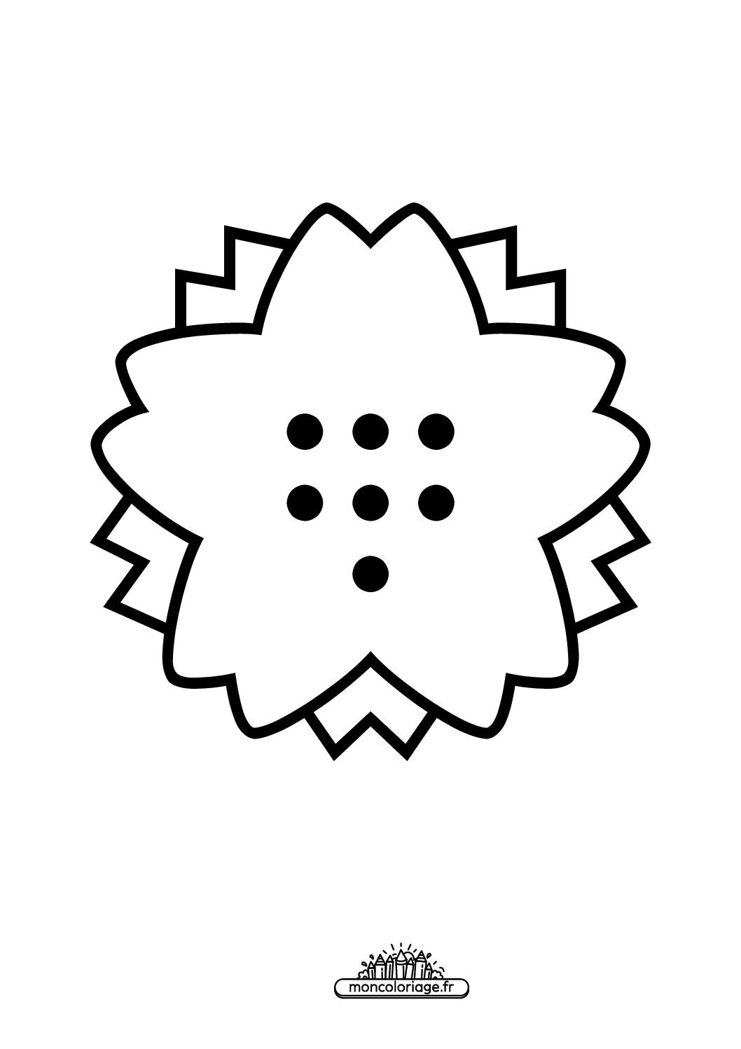 Émoji fleur blanche