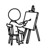 Aperçu du dessin artiste à imprimer