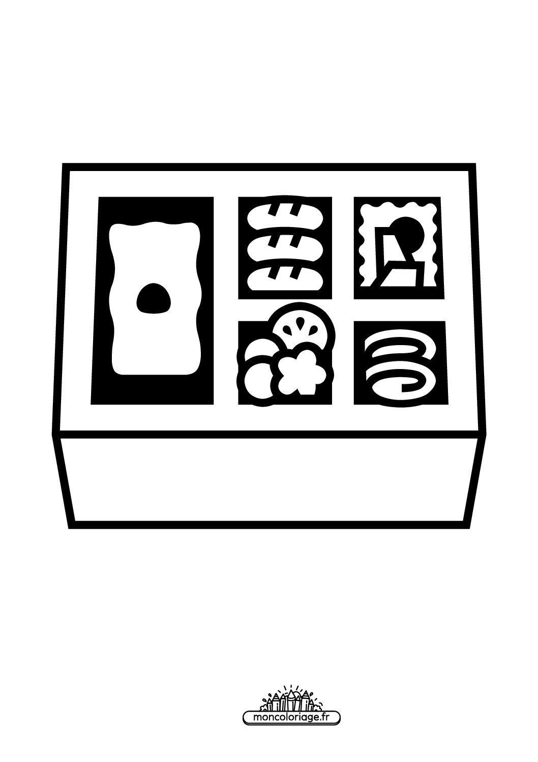 Émoji boîte bento