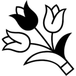 Aperçu du dessin émoji bouquet de fleurs à imprimer