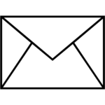 Aperçu du dessin émoji enveloppe à imprimer