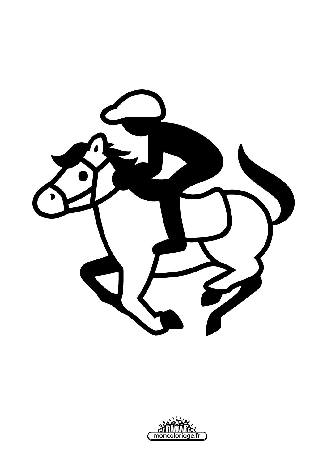 Émoji courses de chevaux