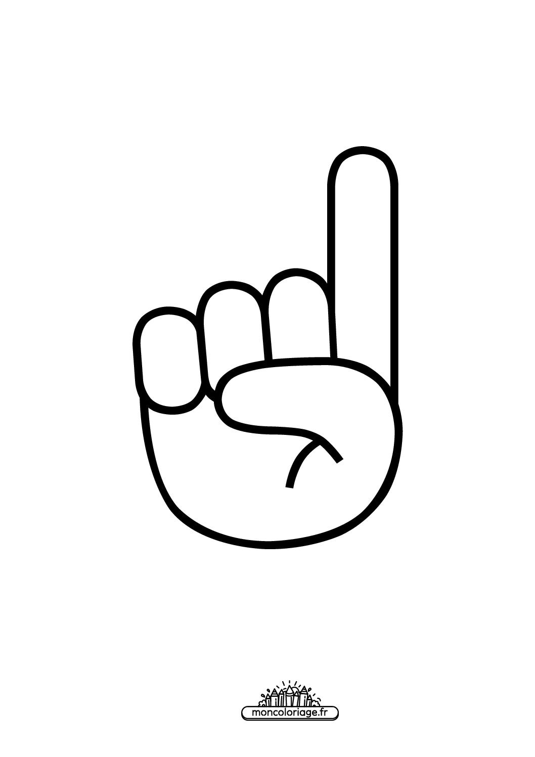 Émoji index pointant vers le haut