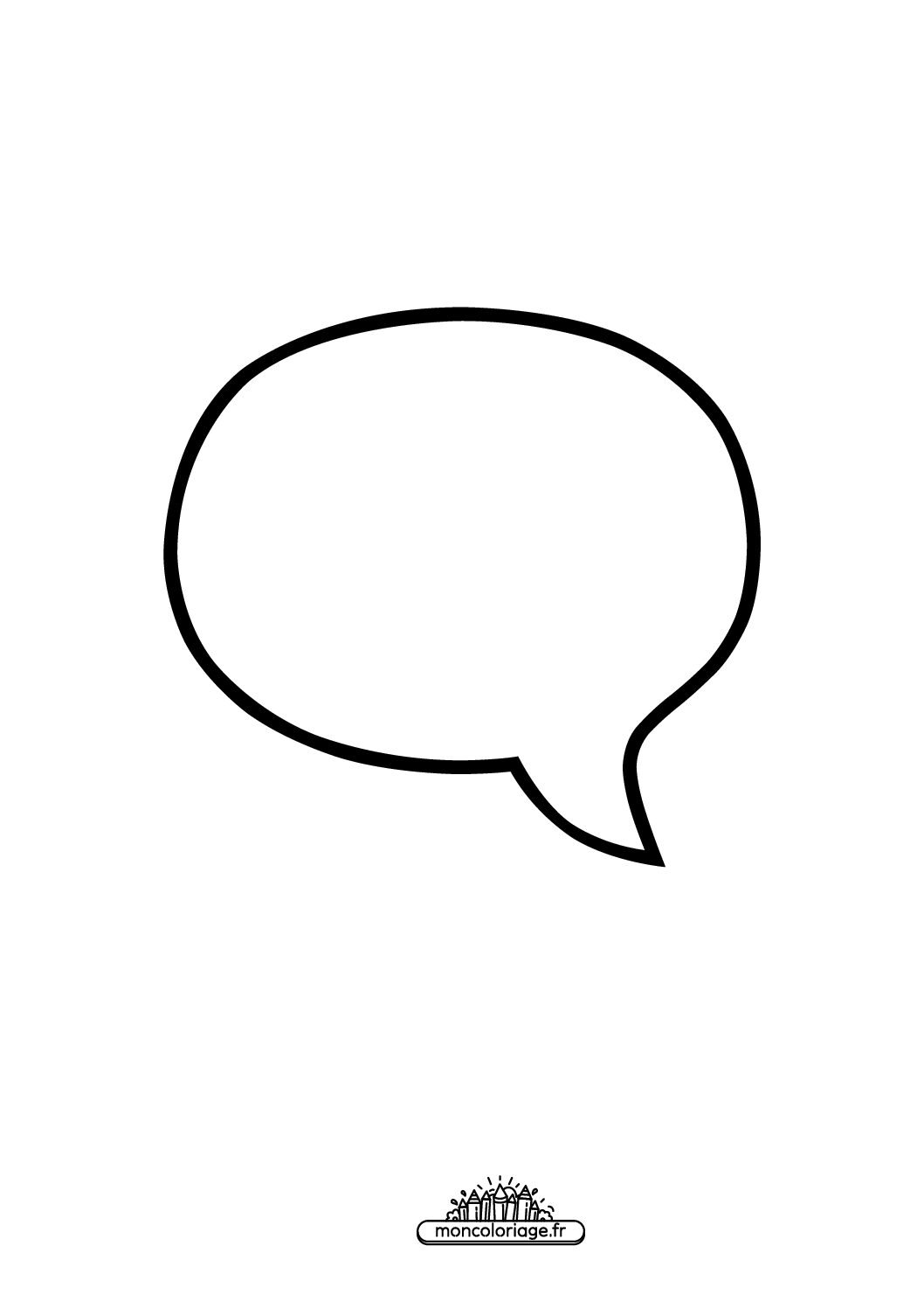 Émoji bulle de parole gauche