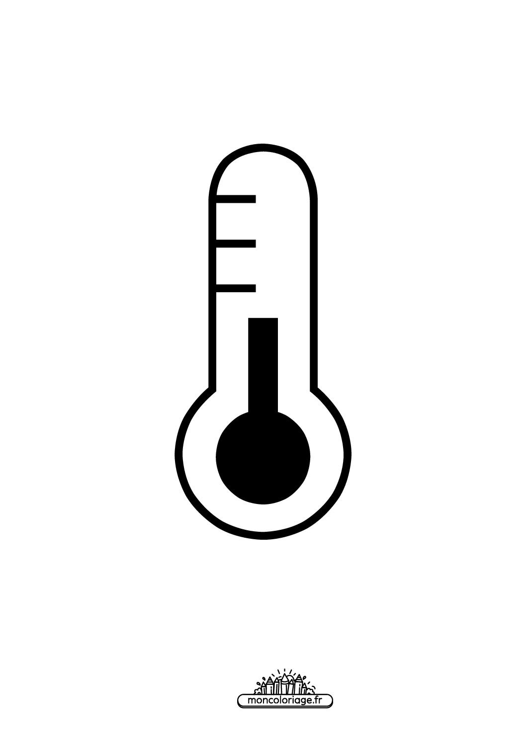 Émoji Thermomètre