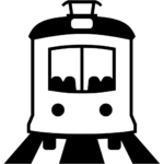 Aperçu du dessin émoji tram à imprimer