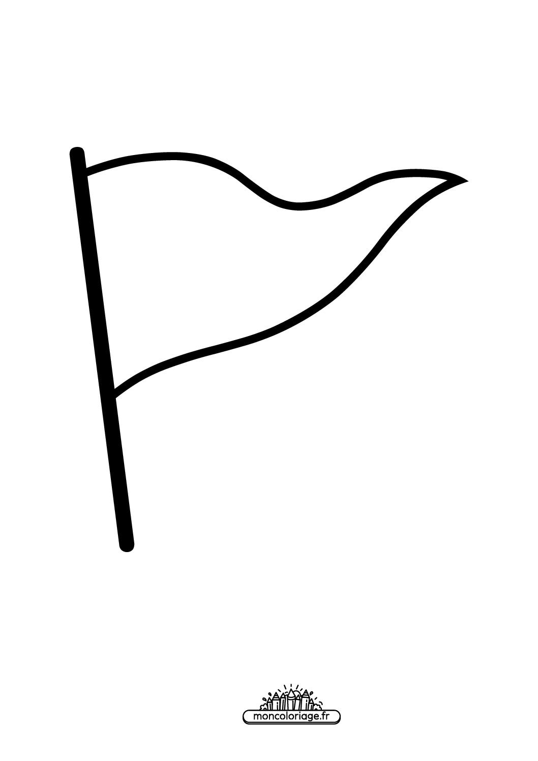 Émoji drapeau triangulaire