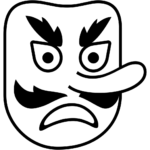 Aperçu du dessin émoji lutin à imprimer