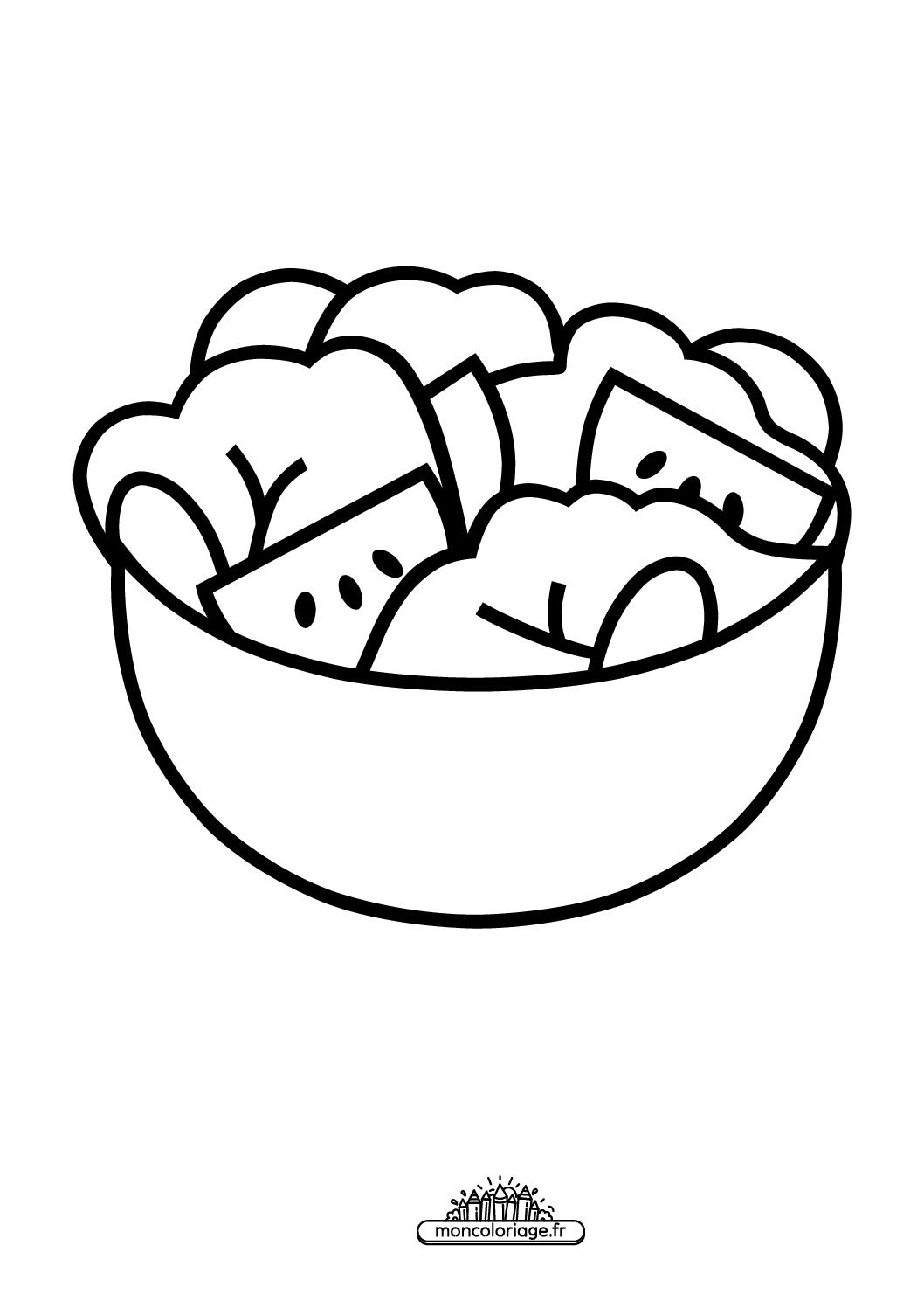 Émoji salade verte
