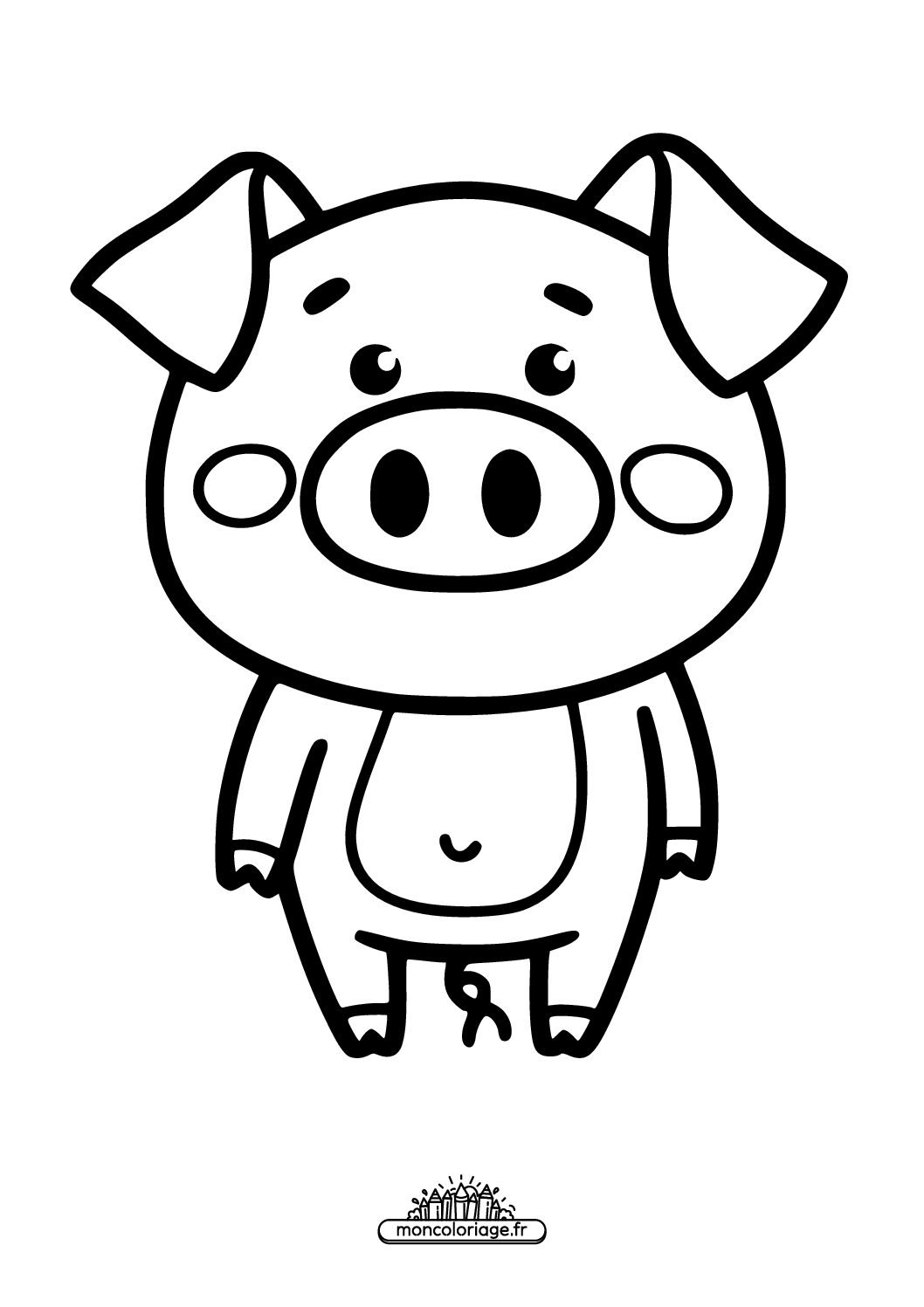 Cochon heureux